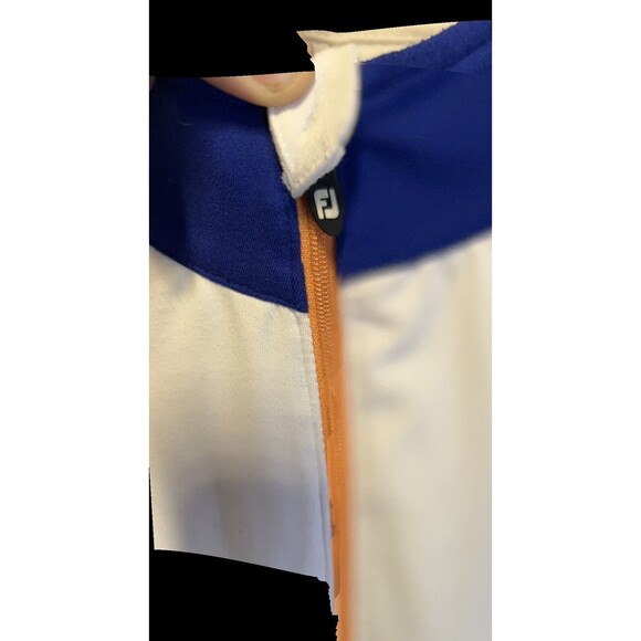 Footjoy Full Zip Golf Jacket Men’s XL Stretch *flaw see pics* - Picture 3 of 11
